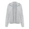 Soft cardigan Akane with a hood - Light Grey