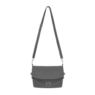Skórzana torebka Filippa - Szara