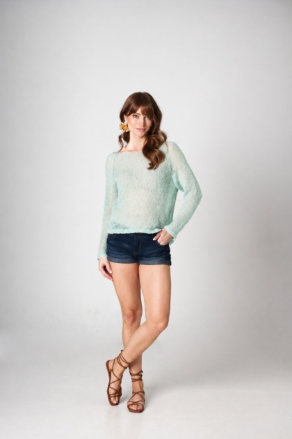 Alpaka Bluzka Bali - Miętowy