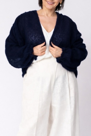 Lekki sweter mgła Klara - Granat