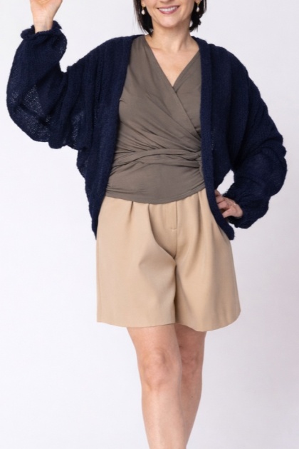 Lekki sweter mgła Klara - Granat