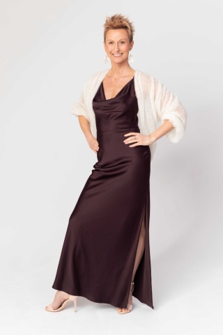 Lekki sweter mgła Klara - Biały