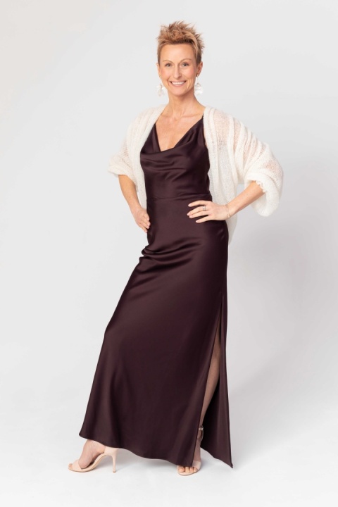 Lekki sweter mgła Klara - Biały