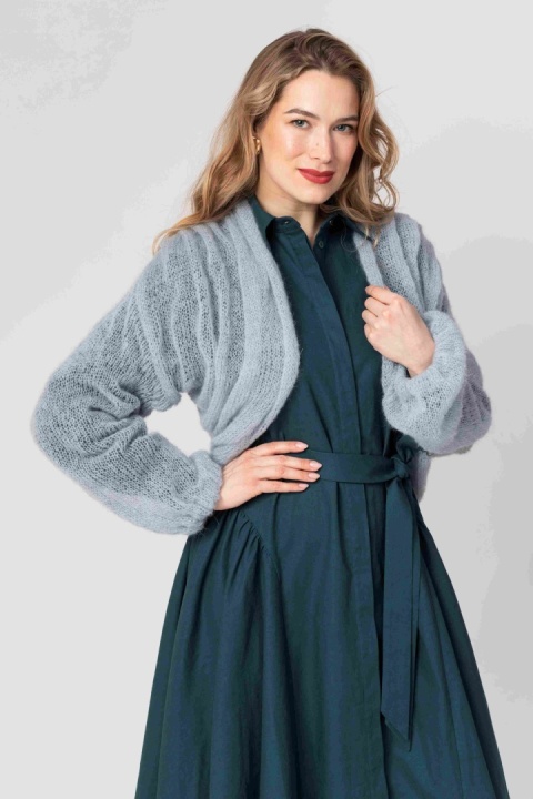 Lekki sweter mgła Klara - Jasno niebieski