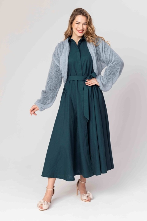 Lekki sweter mgła Klara - Jasno niebieski