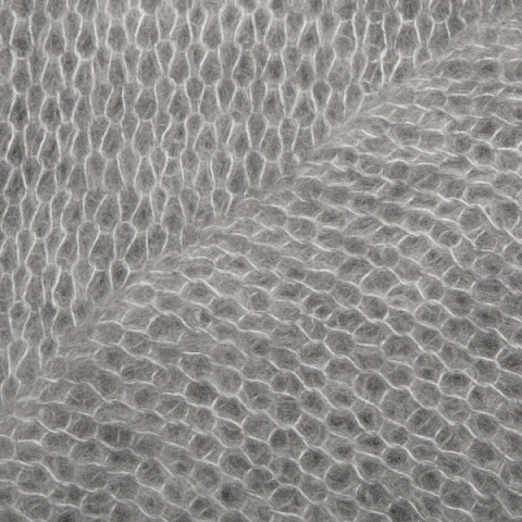 Lekki kardigan wełniany damski Kamila - Szary