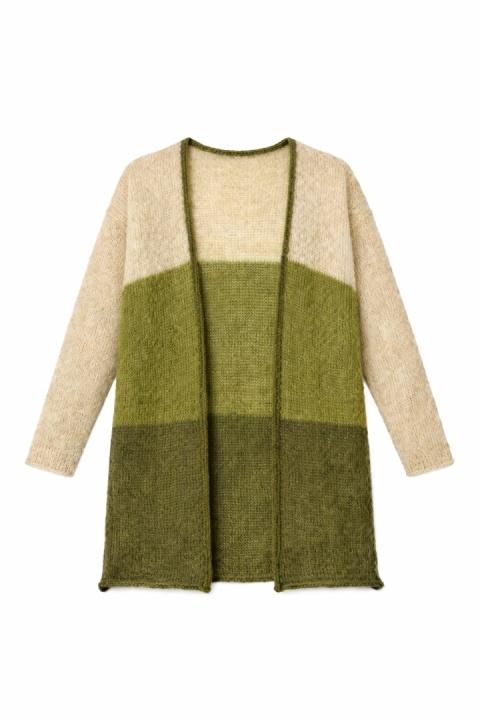 Lekki sweter mgła w pasy