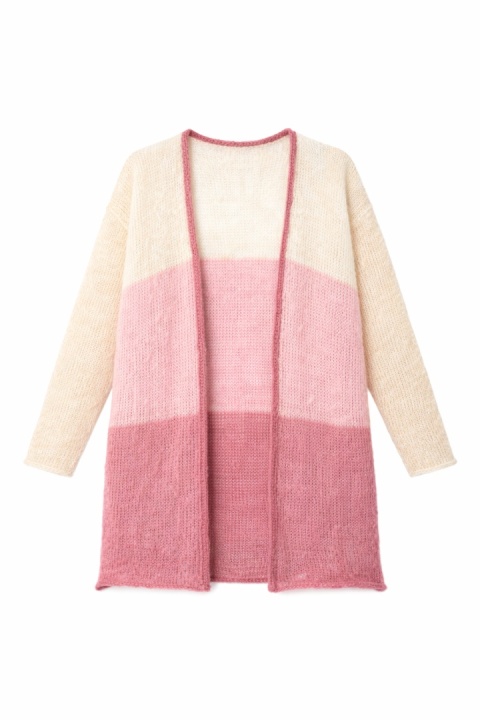 Lekki sweter mgła w pasy