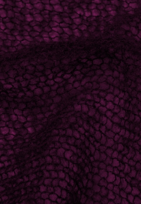 Lekkie ponczo mgła - Bakłażan