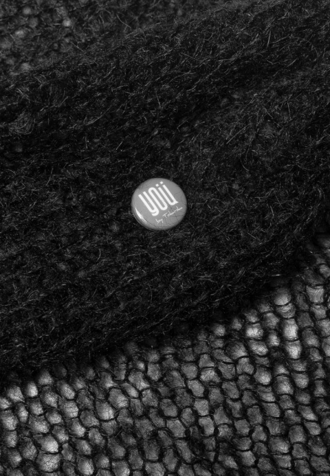 Lekkie ponczo mgła - czarne