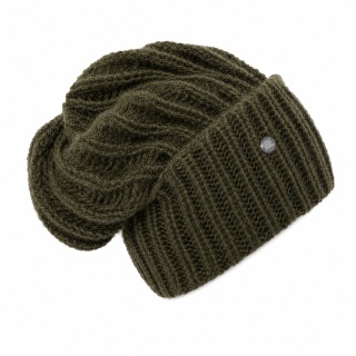 Wełniana czapka Urszula - Khaki
