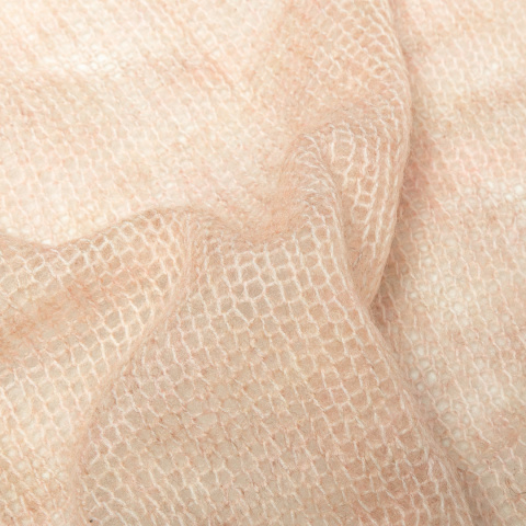 Lekki sweter mgła z paskiem Helen - Jasnoróżowy