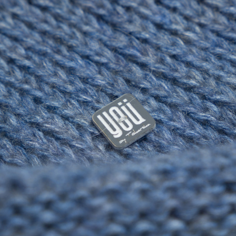 Otulający kardigan Liliana - Jeansowy