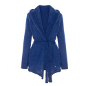 Cuddly shawl cardigan - Navy Blue