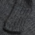 Cuddly shawl cardigan - Graphite