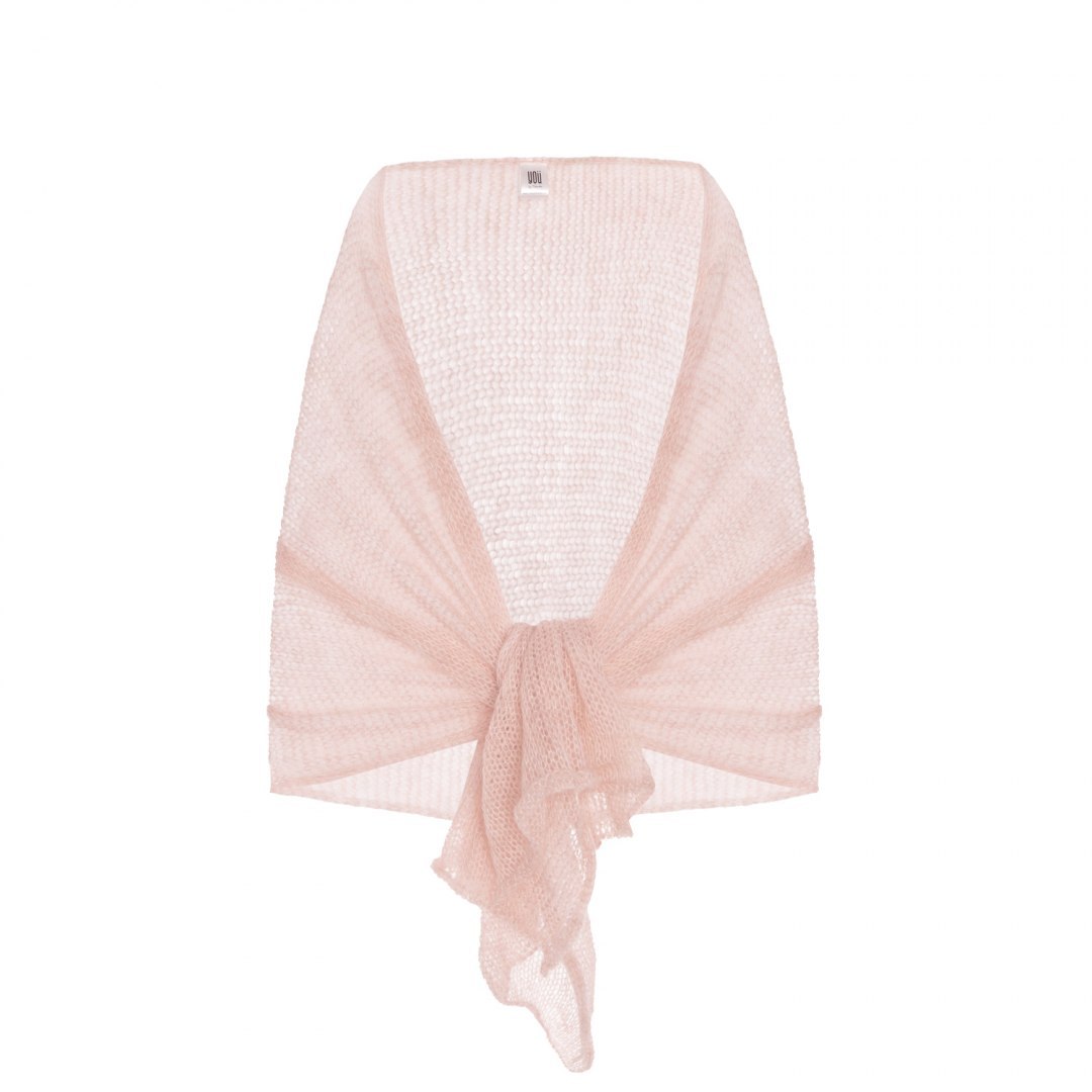 Light fog shawl-etola - Light Pink