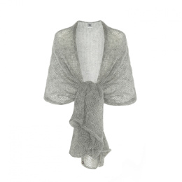Light fog shawl-etola - Grey