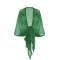 Light fog shawl-etola - Green
