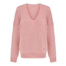 Miękki sweter Mia - Jasnoróżowy