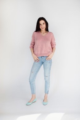 Miękki sweter Mia - Jasnoróżowy