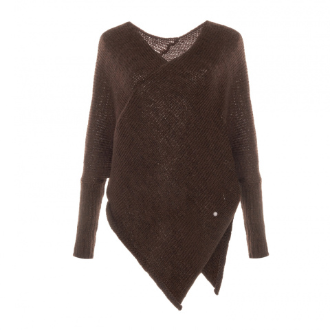 Otulające Ponczo - Czekoladowy