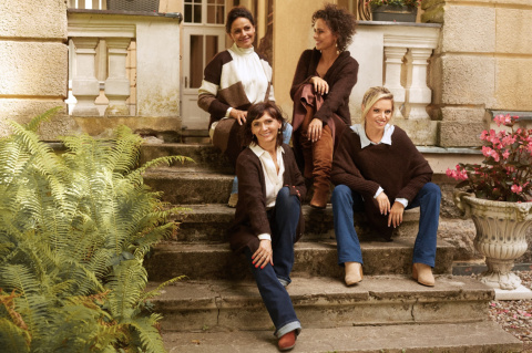 Otulające Ponczo - Czekoladowy