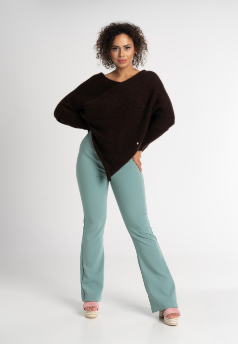 Otulające Ponczo - Czekoladowy