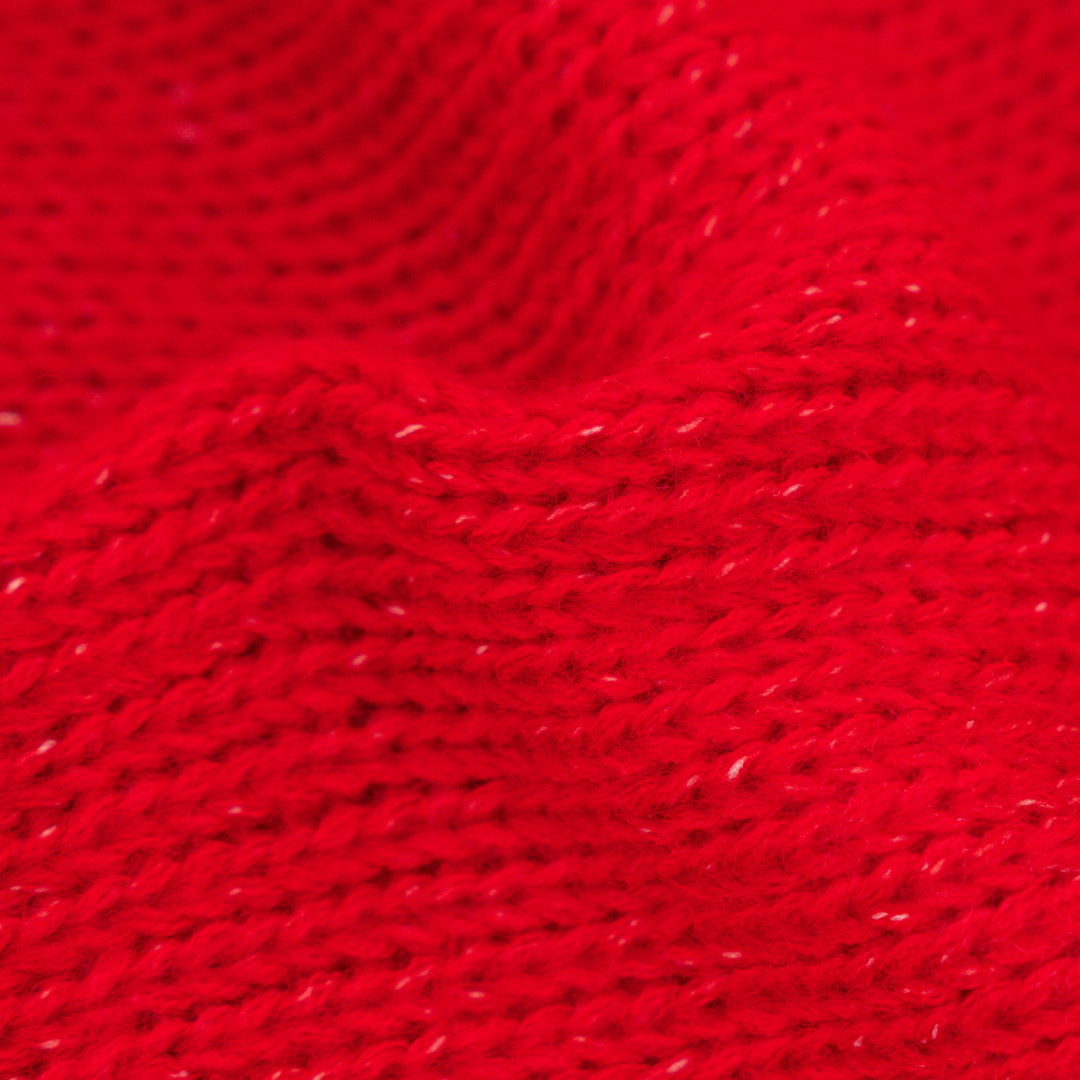 Cuddly shawl cardigan - Red