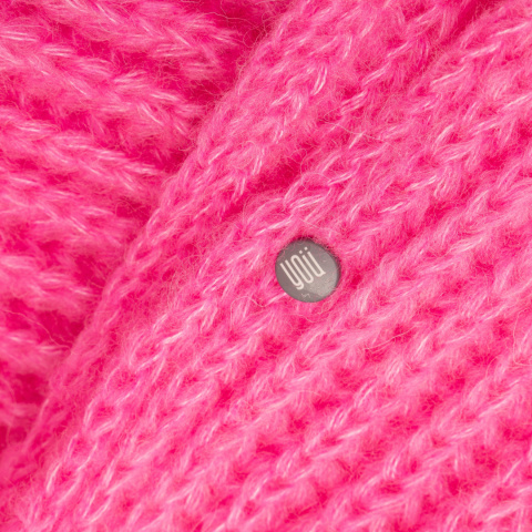 Otulający komin - Neonowy róż