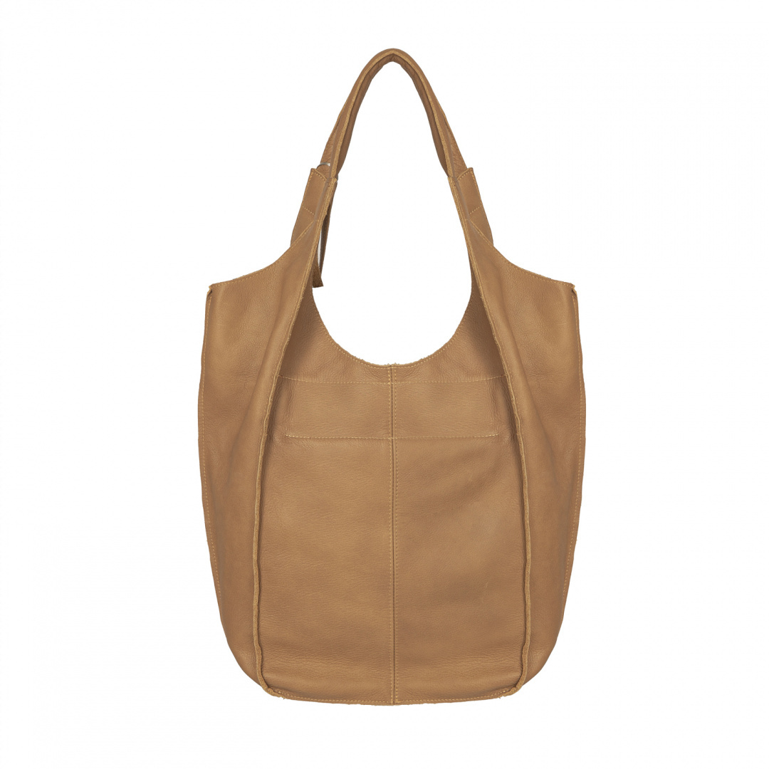 Leather handbag Malezja - Beige