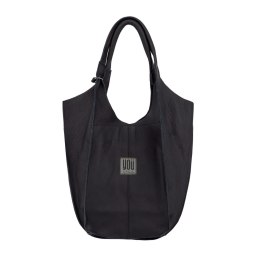 Leather handbag Malezja - Black