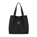 Leather handbag Shopper - Black