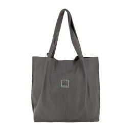 Leather handbag Shopper - Grey