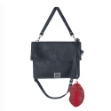 Leather handbag Filippa - Navy Blue