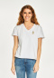 Haftowany T-shirt Weronika - Biały