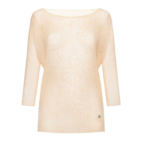 Lekka bluzka mgła kimono - Pudrowy róż