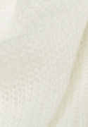 Light fog blouse with neckline at the back - White
