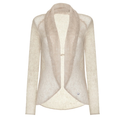 Alpaka kardigan Reneta - Beżowy