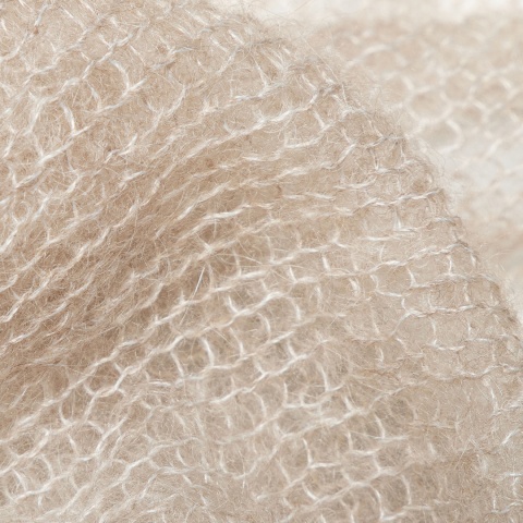 Alpaka kardigan Reneta - Beżowy