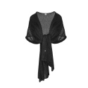 Light fog shawl-etola - Black