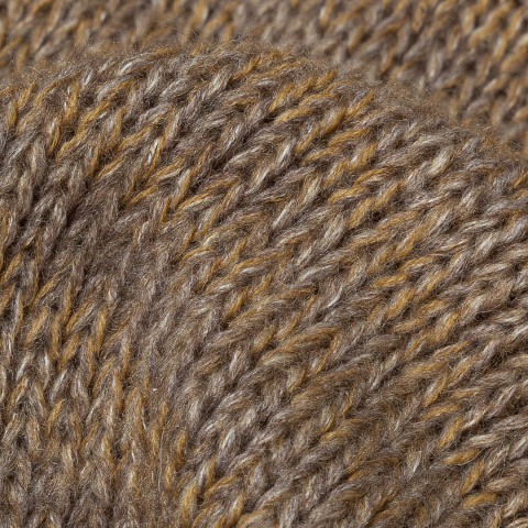 Otulający kardigan szalowy - Tabak