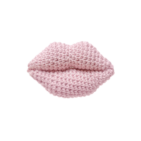 Zalotne Usta Broszka - Pudrowy róż