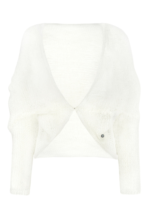 Alpaka bolerko - Biały