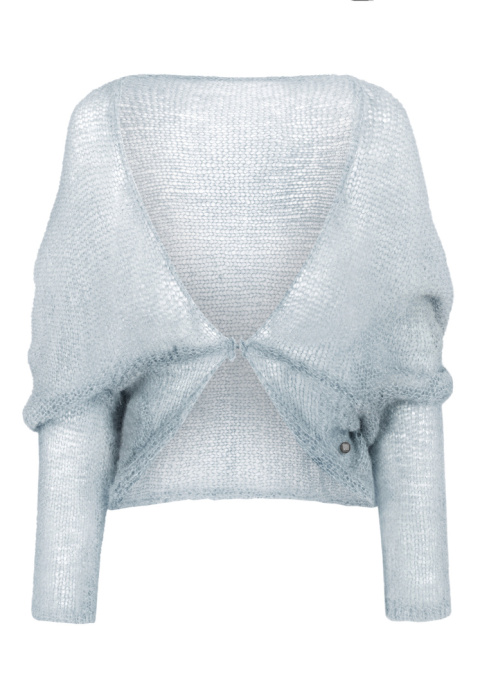 Alpaka bolerko - Jasny niebieski