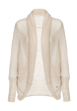 Alpaca cardigan Kamila - Beige