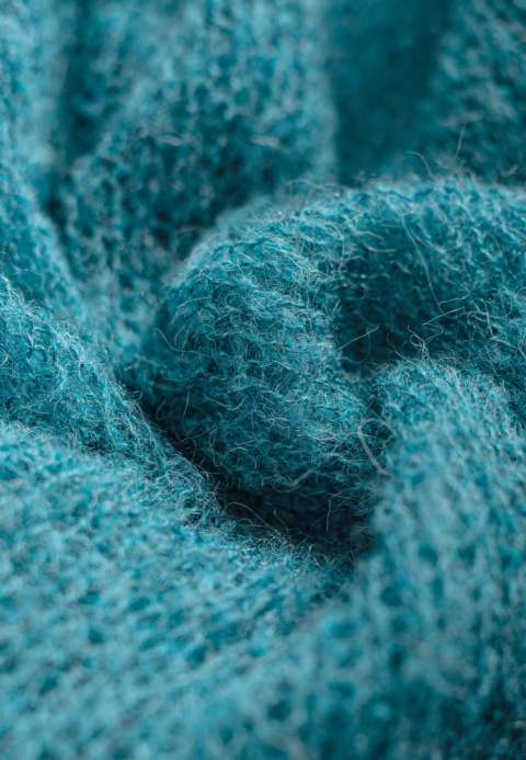 Alpaka kardigan Kamila - Morski