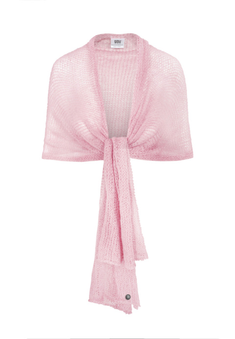 Alpaka lekki szal-etola - Jasny róż