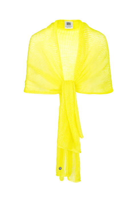 Alpaka lekki szal-etola - Neon żółty