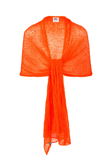 Alpaka lekki szal-etola - Neon pomarańcz