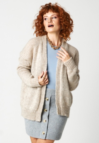 Alpaka sweter Akane - beżowy